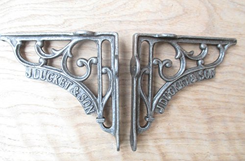 IRONMONGERY World® 12,7 cm par J DUCKETT Hierro forjado antiguo escuadra lavabo AI - cisterna Cover