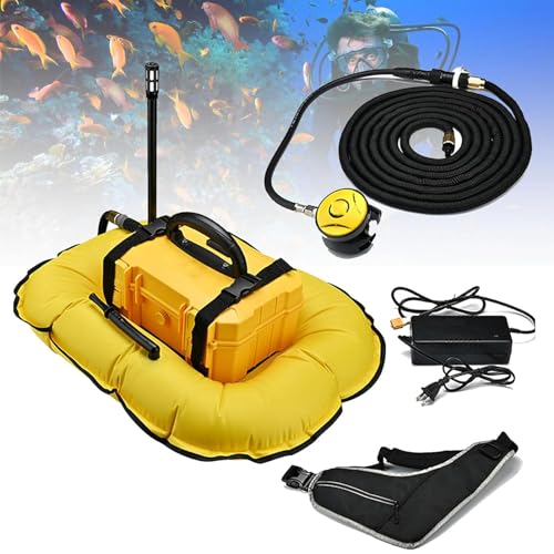 Respirador de buceo eléctrico, resistencia de 3 horas, refrigeración de agua de circulación inalámbrica para una exploración submarina prolongada