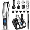 Ufree Beard Trimmer for Men, Waterproof Electric Razor for Nose, Body, Face and Mustache, Cordless Hair Clippers Shavers for Men Grooming Kit, Gifts for Men Husband Father