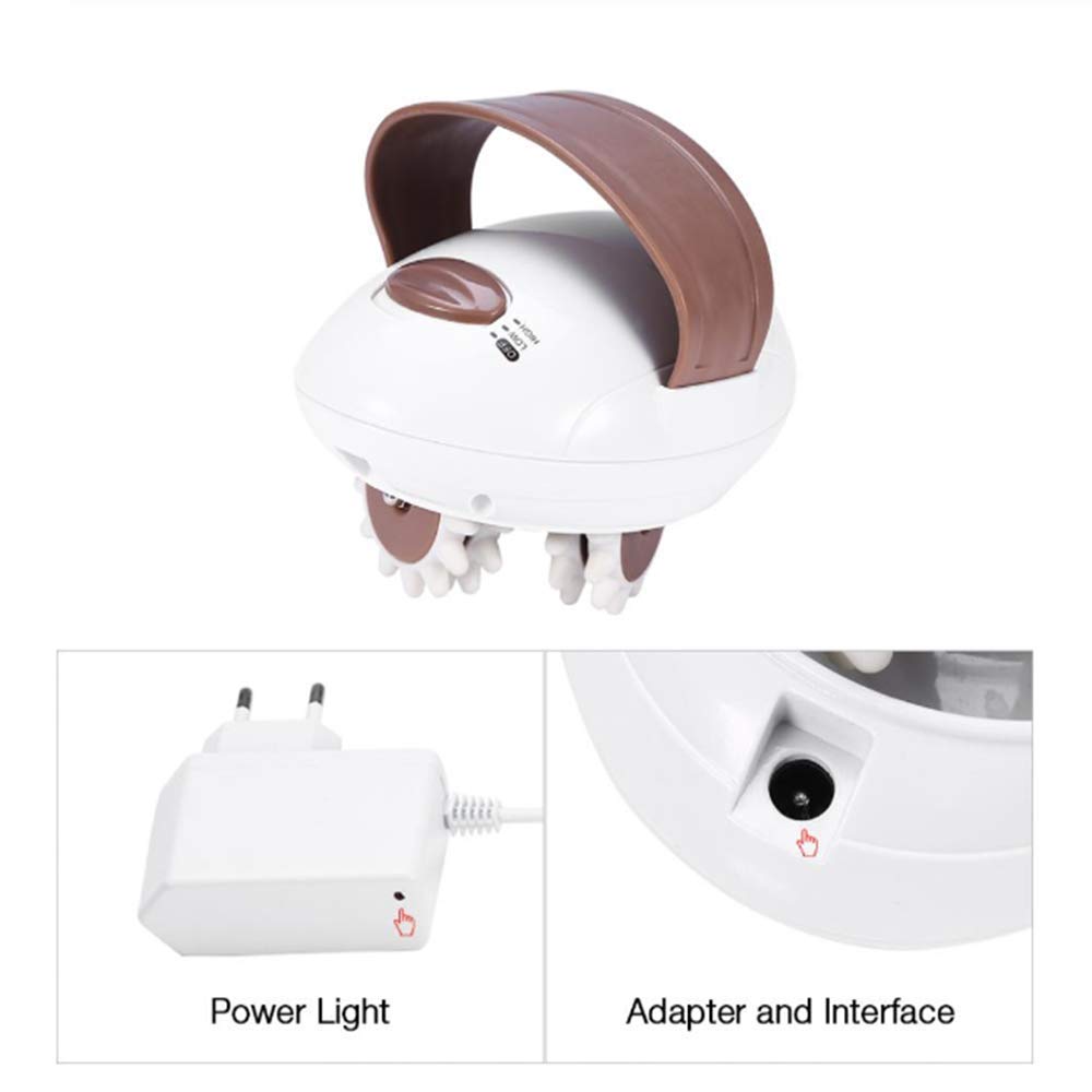 Masajeador adelgazante eléctrico de cuerpo completo 3D, rodillo anticelulítico, dispositivo de masaje adelgazante, máquina de spa, herramienta de cuidado de la salud de estiramiento facial