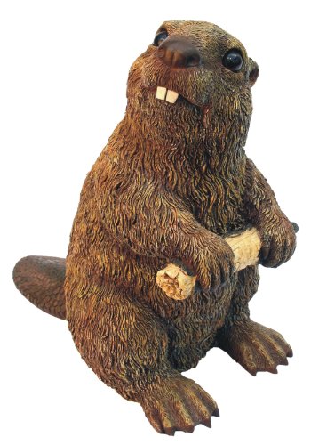 Beaver M Light Brown By Michael Carr Designs - Outdoor Beaver Figurine For Gardens, Patios And Lawns (609031), Brown #TOP13