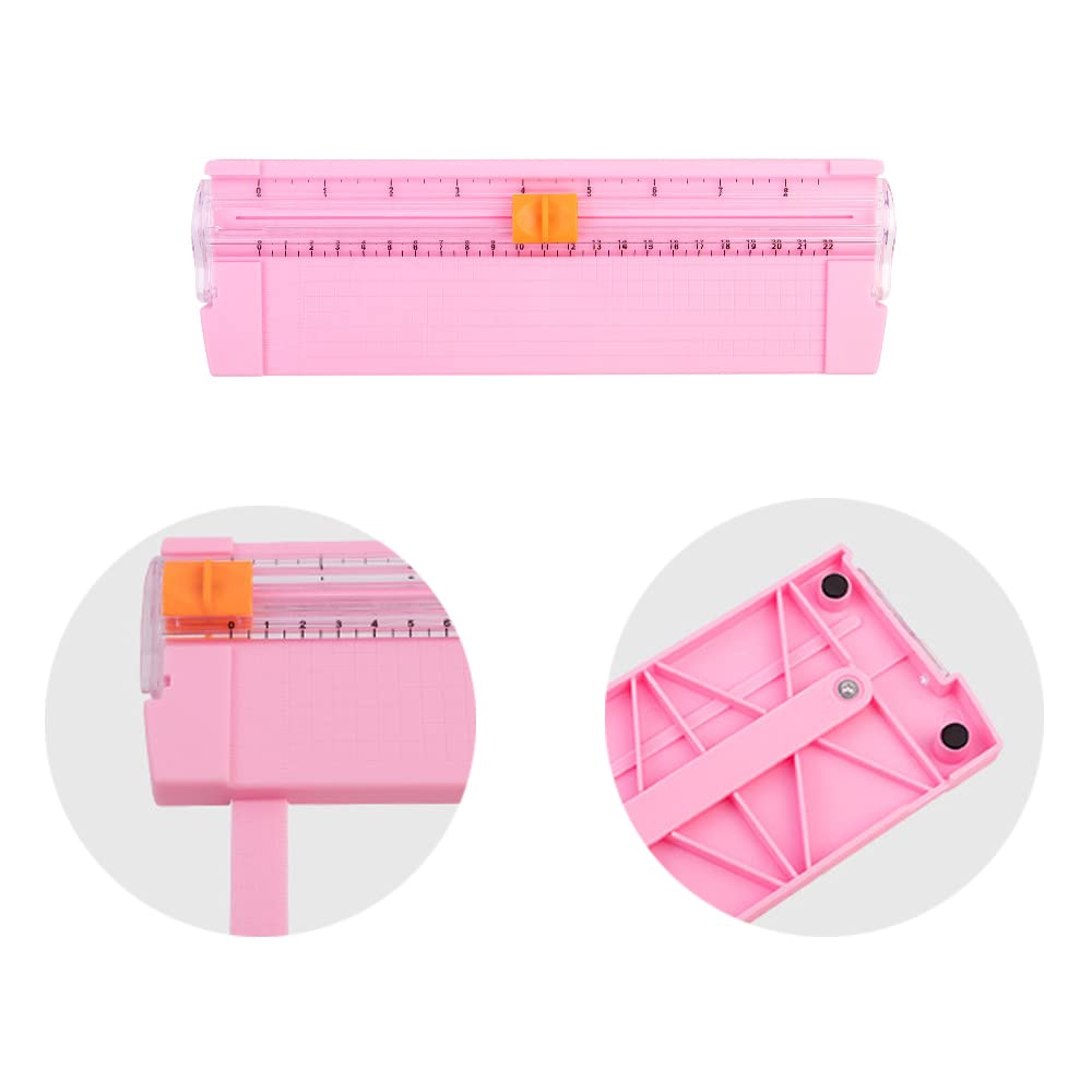 Mini Paper Cutter Portable Cutter Trimmer Paper Trimmer with Security Safeguard for Standard Cutting of A3 A4 A5 Paper Photos Labels Craft Paper Coupon Cardstock - Image 3
