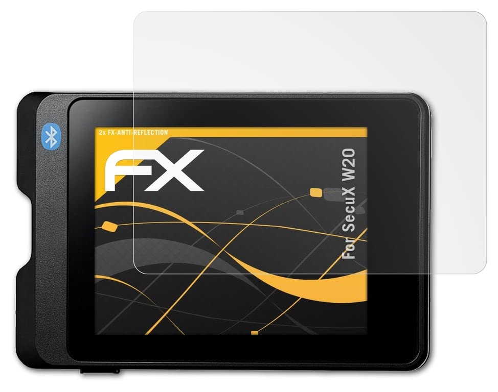 Screen Protector compatible with SecuX W20 Screen Protection Film, anti-reflective and shock-absorbing FX Protector Film (2X)