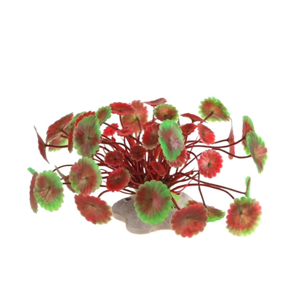 LTYKNGH Aquarium Plants 3pcs Aquarium Decoration 3 Color Flower Grass Fish Tank Aquatic Simulation Water Plant Accessories(Color2)
