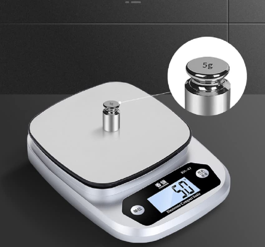 Báscula digital de 2000g x 0.1g para joyería y monedas miniatura 3