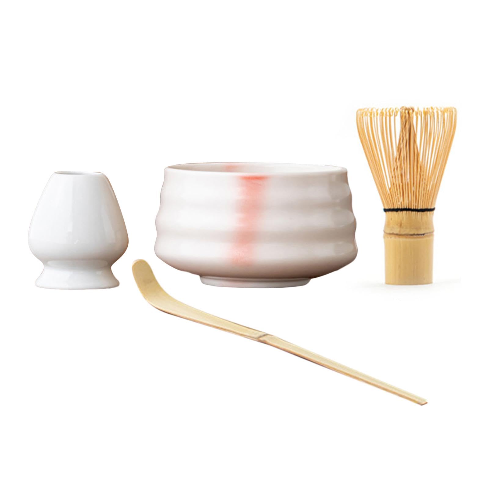 Fouet matcha bambou anti-grumeaux avec accessoires pour réussir votre boisson
