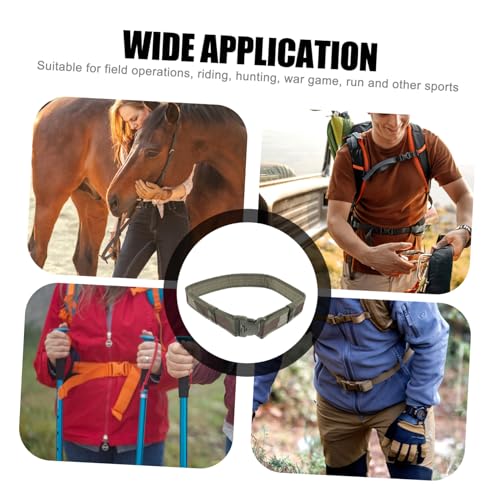 BESTYASH 1pc Fans Tactical Belt Men's Outdoor Belt Quick-release Buckle Ratchet for Men Hiking for4