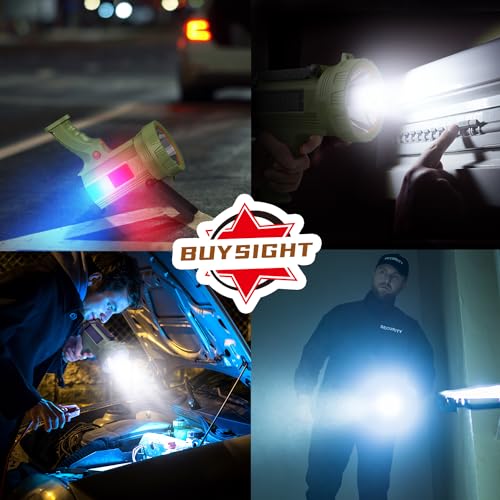 Buysight FY007-G Rechargeable Spotlight Flashlight thumb #6