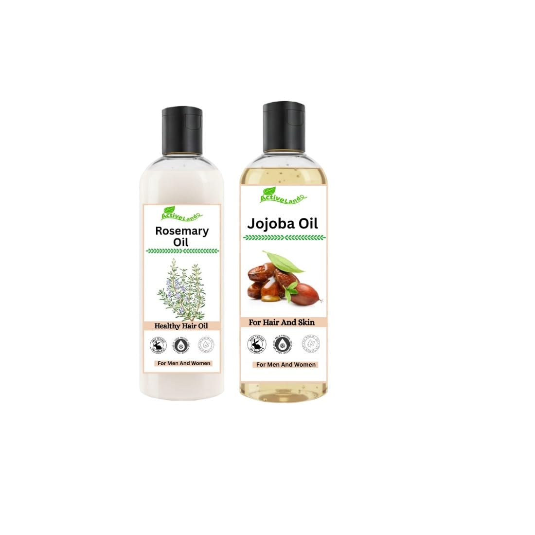 Jojoba Hair Conditioning Extract 200ml + Rosemary Revitalizing Essence 200ml | Scalp Balance Freshness Smoothness Care Combo | Botanical Oil Set-picture-21