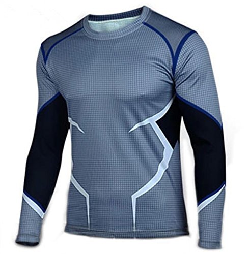 Carin Men's Green Lantern Quicksilver Long Sleeve T-Shirt