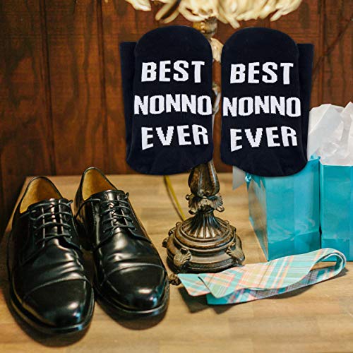 2 PAIRS Italian Grandpa Gift Best Nonno Ever Grandpa Nonno Father's Day GIft Birthday Gift4