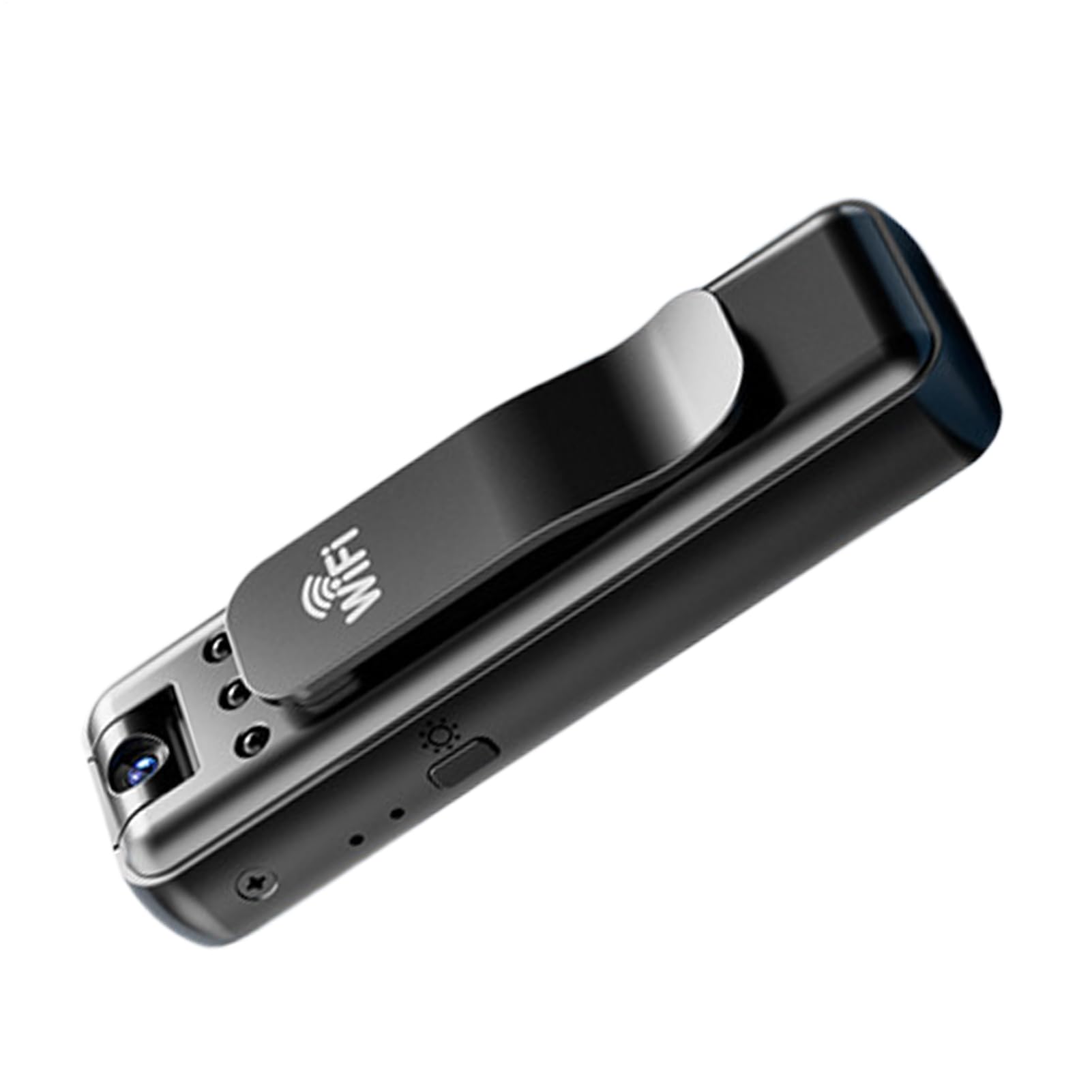 Cámara corporal personal, cámara de acción portátil, videocámara compacta con clip, grabadora de video portátil, ideal para exteriores, viajes, ciclismo, seguridad, hombres, mujeres y uso civil