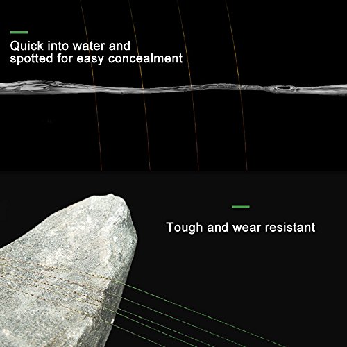 DECDEAL 50 M Linha De Pesca De Nylon Linha De Pesca Monofilamento Ocultação Linha De Pesca Manchado