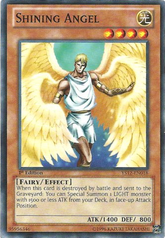 Amazon.com: Yu-Gi-Oh! - Shining Angel (YS12-EN018) - Starter Deck: XYZ  Symphony - 1st Edition
