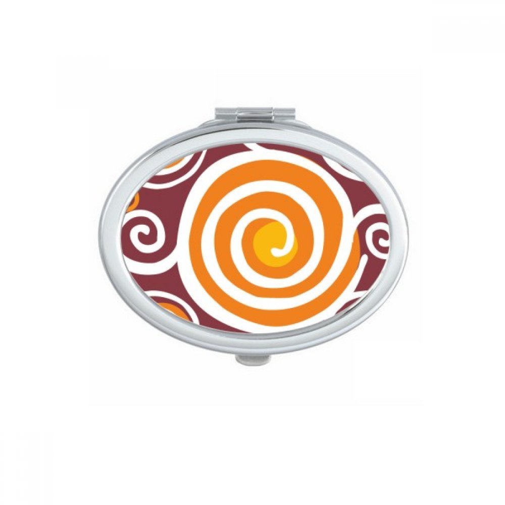 Miroir de poche Mexique totems idée petit cadeau mignon multicolore