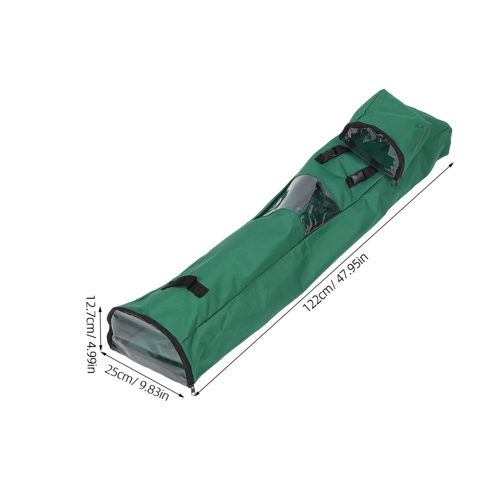 WOFASHPURET Christmas Wrap Storage Bag Organizer Wrapping Paper Holder Zipper Closure Sturdy Handles Multi-purpose for Ribbons Bows and Holiday Accessories