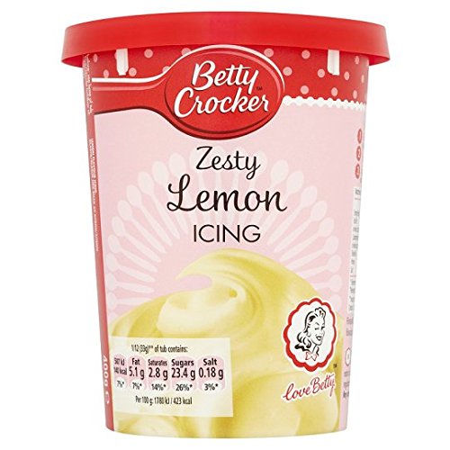Betty Crocker Zesty Lemon Icing 400g Cover