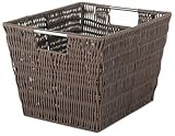 Whitmor Rattique Small Storage Tote Java