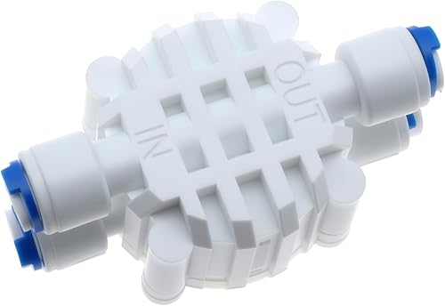 FDXGYH Tubo de 1/4 "Válvula de cierre automático de 4 vías Sistemas de agua de conexión rápida Válvula de cierre automático de 1/4 "para sistema de