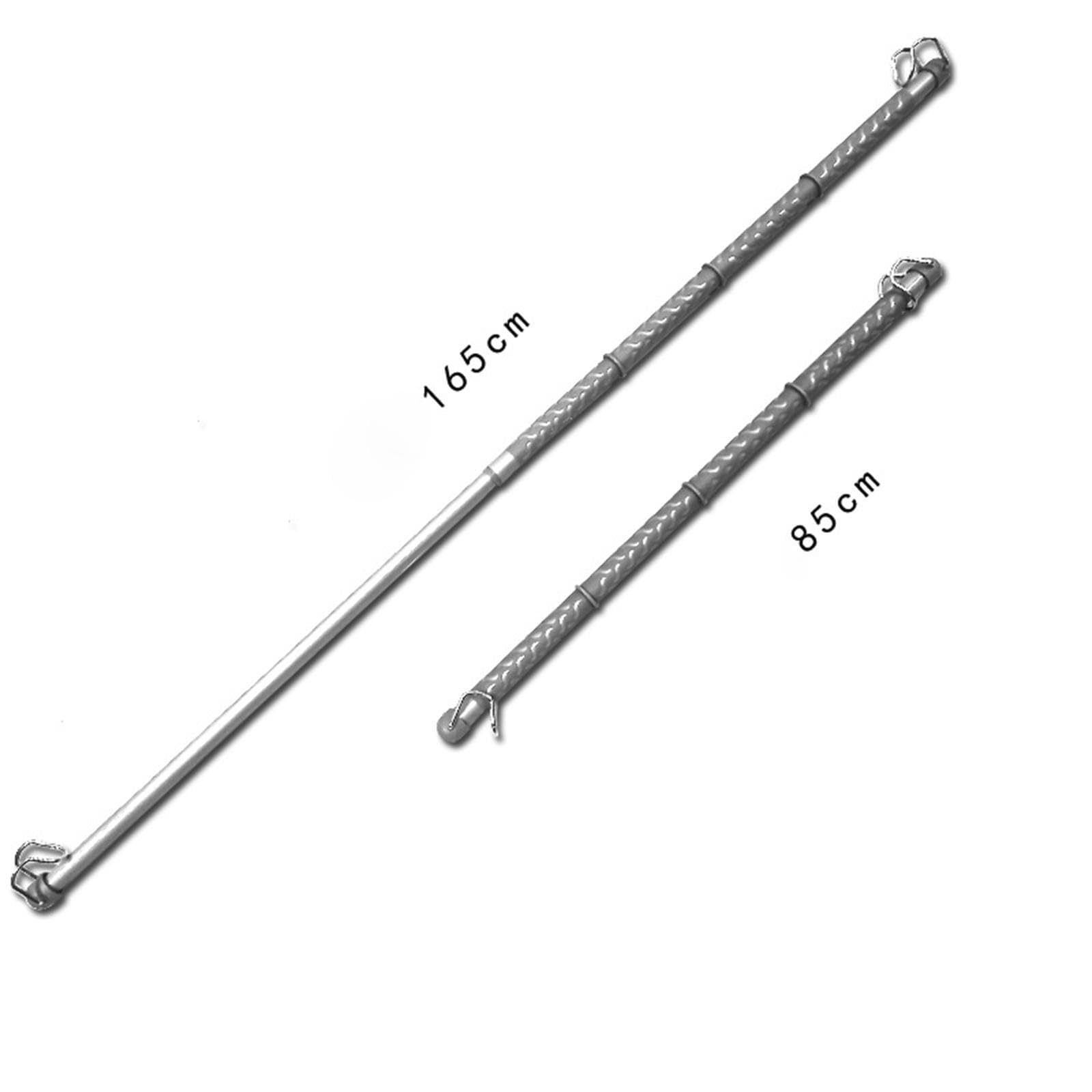 Appendiabiti espandibile per auto, regolabile, antiscivolo, robusto, pratico, miglioramenti per ogni avventura su strada, appendiabiti per veicoli, da 85 cm a 165 cm