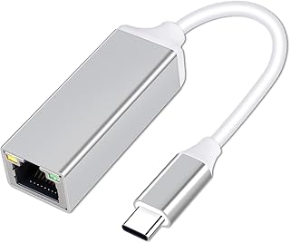 USB C to Ethernet Adapter, Seminer Type-C to RJ45 Gigabit Ethernet LAN Network Adapter Compatible with MacBook Pro 2019/2018/2017, MacBook Air and More