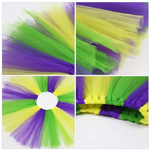 SOIMISS Meninas Tutu Saia Carnaval Gaze Saia Em Camadas Tule Vestido Princesa Festa Festa Bolha Saia