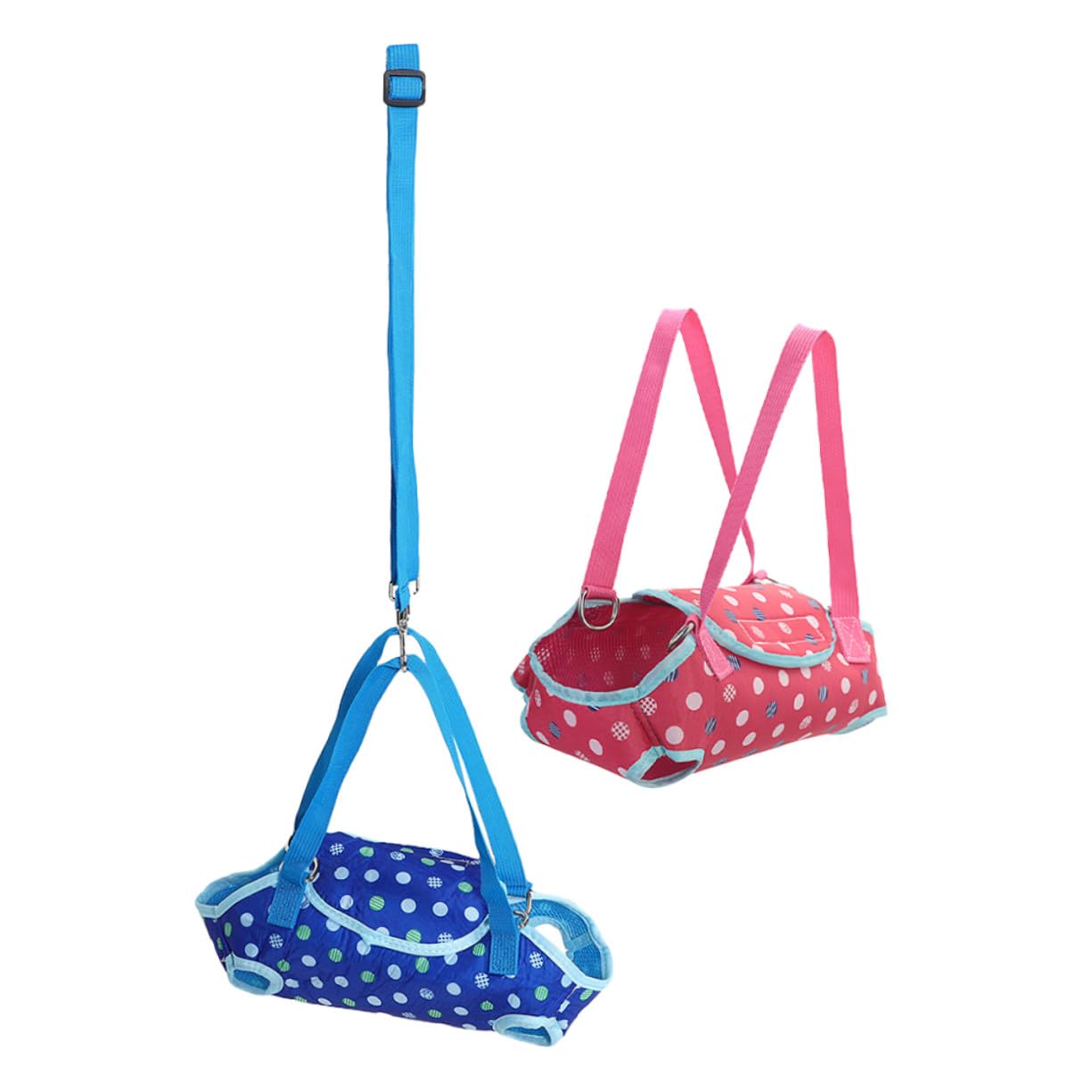 Transport portatif pour petits chiens et chats en lot de 2pièces avec bandoulière ajustable