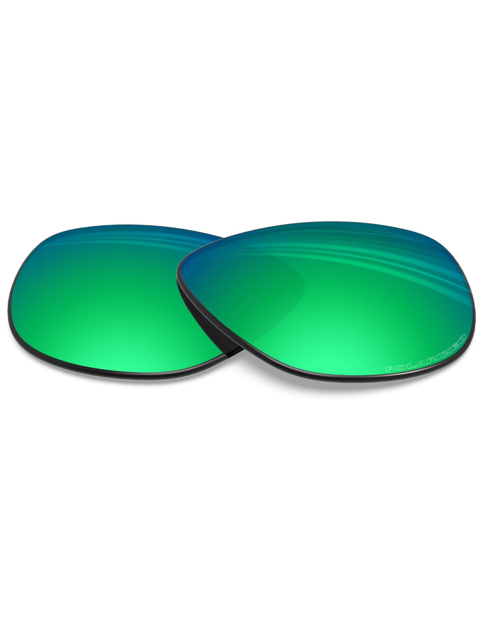 BlazerBuck Anti-salt Polarized Replacement Lenses for Oakley Frogskins OO9013 - Emerald Green