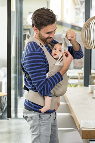 AMAZONAS Ergonomische babydrager Smart Carrier zand met capuchon voor pasgeborenen en peuters meegroeiend vanaf 0 - 3… - Image 3