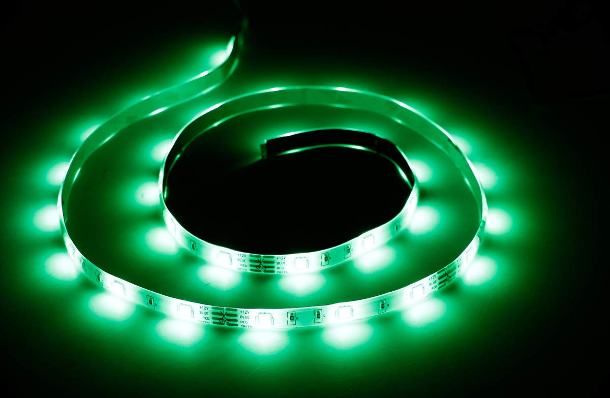 All Ride LED-Deko-Band, außen mit Infrarot-Fernbedienung, Mehrfarbig, multifunktional, 12/24V, 60 LEDs, 200cm