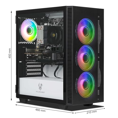 Ankermann Cryon Gaming V3 | AMD Ryzen 7 5700X | Nvidia GeForce RTX 5060 8GB | 16GB RAM | 1TB NVMe SSD | Windows 11 | WLAN | Libre Office – Bild 5