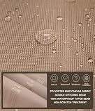 ULTCOVER Prostokątny pokrowiec na stół na palenisko gazowe 111 x 71 cm wodoodporny wytrzymały pokrowiec na palenisko