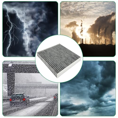 Image of Osilly Car Cabin Air Filter, Fresh Breeze Replacement, Auto Compartment Air Filters, Premium Cabin Air Filter includes Activated Carbon, Easy to Install, Automotive Accessories for Vehicles