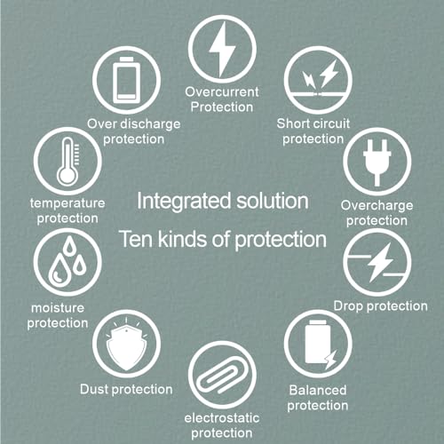 15S BMS 54V 50A Li-ion PCB Protection Board with Balance Wire and NTC,Ten Functional protections, Common Port, for Solar Energy Storage, Balance Car Lithium-ion Battery Pack (15S 54V 50A)2