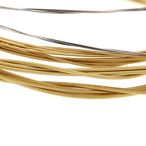 SHUIYUE TX630 Cordes de Guitare Acoustique (0,011 à 0,052) 75/25 Phosphor Bronze,Instrument de Guitare - Les Beatles, Paul McCartney, John Lennon, RIngo Starr, George Harrison SHUIYUE TX630 Cordes de Guitare Acoustique (0,011 à 0,052) 75/25 Phosphor Bronze,Instrument de Guitare – Image 3