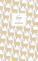 Llama Notebook - Ruled Pages - 5x8 - Premium (White) 1724615416 Book Cover