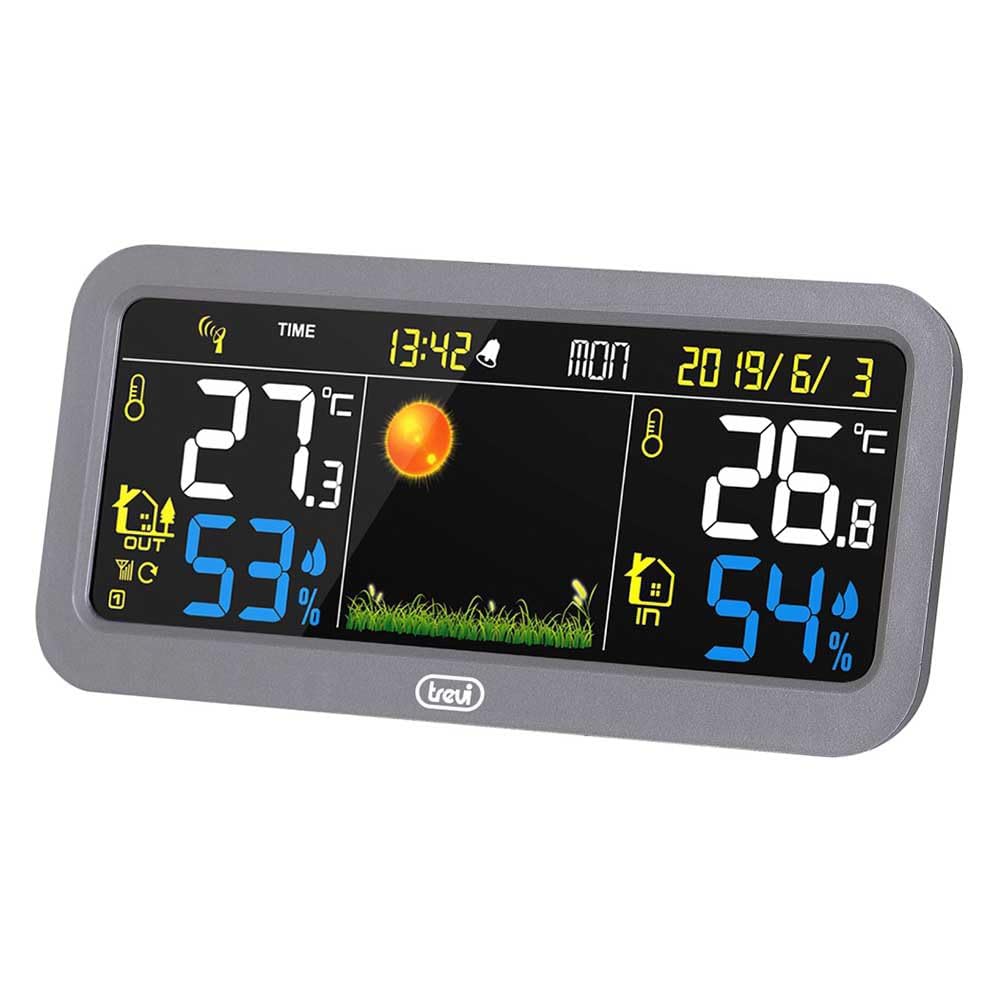 Trevi - ME 3P20 RC Stazione Meteo Radiocontrollata, Grigio, 1 Unità