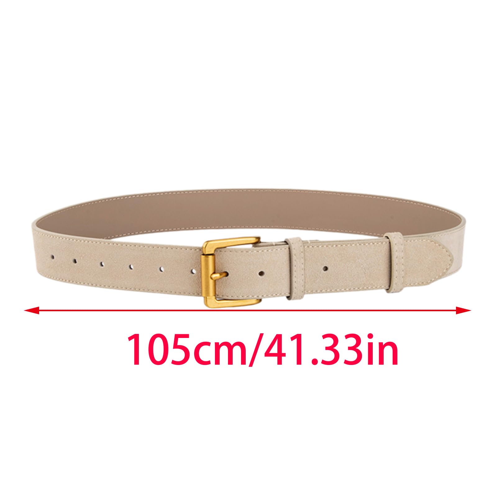 Cinturón unisex con hebillas ajustables para el