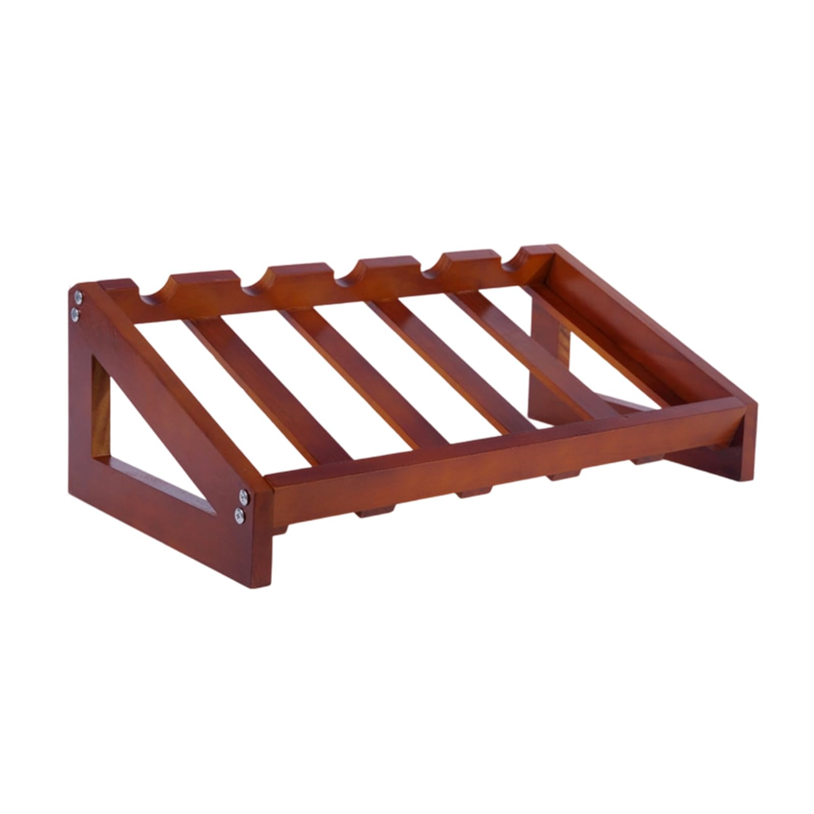 Tsophreniq Classical Wooden Wine Bottle Display Stand for Living Room Kitchen Pubs Decors Sturdy Storage Organizers Shelf Wooden Beverage Display Rack