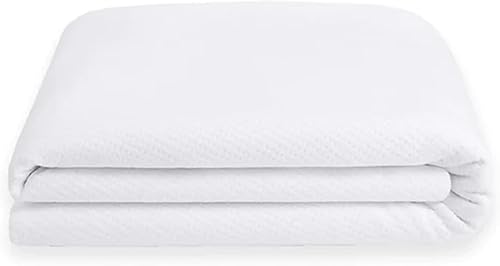 Sleepgram Funda de algodón transpirable a prueba de sudor con forro de poliéster con capa de gel impenetrable y seguridad multicapa, King, color