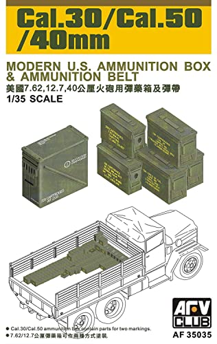 AFVクラブ 1/ 35 現用米軍 40mm/ CAL.30/  CAL.50/ 弾薬箱プラモデル