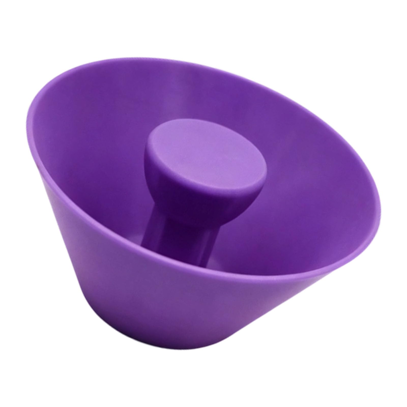 Jiapika Purple Pottery Clay Forming Tool 3D Printed Cup Shaper With Center Grip For Clay Trimming During Daily Studio Practice Ceramic Lip Shaping Tool Trimming Pottery Studio Class Wheel Cleanup Helper Handheld
