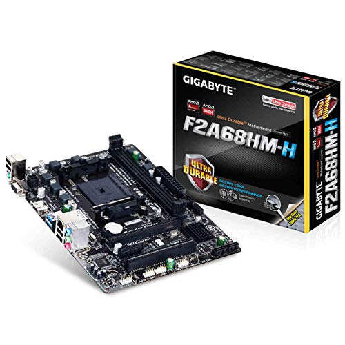 Placa mae gigabyte a68h m-atx (fm2/fm2+) ddr3 - ga-f2a68hm-h