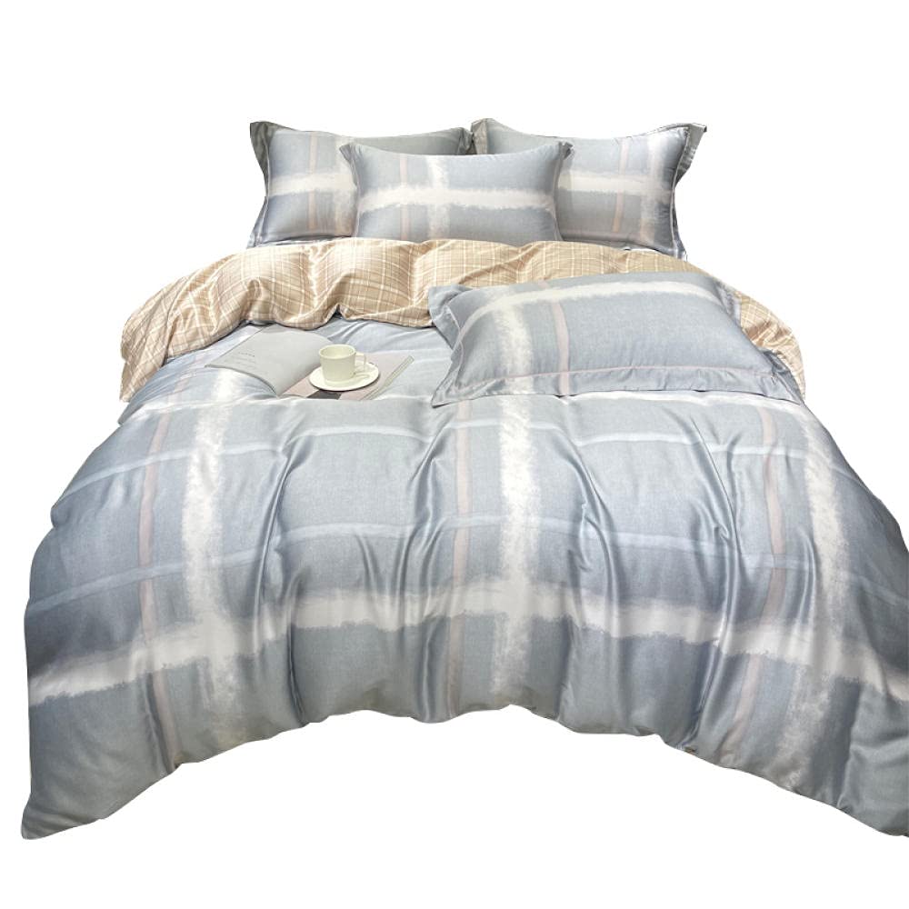 Bedclothes Double,Double-Sided Day Silk 4 Sets of Bed Single Pillowcase-3_1.5-1.8 Bed
