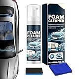 Revitalisation des sièges et surfaces : La formule puissante du nettoyant pour intérieur pénètre profondément les tissus et matériaux, élimine ment les saletés tenaces et laisse l'intérieur de la voiture revitalisé et bien entretenu lors de longs trajets ou de déplacements quotidiens.
