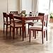 DRIFTINGWOOD Maharaja Solid Sheesham Wood Dining Table 6 Seater | Wooden Six Seater Dinning Table with Cushion Chairs | Dinner Table 6 Seater | Dining Room Sets | Self Assembly