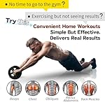 FEELCAT Ab roller wheel with knee pad for abdominal exercise core workout weight loss no noise easy to assembling light weight perfect home gym equipment for men & women - Image 4
