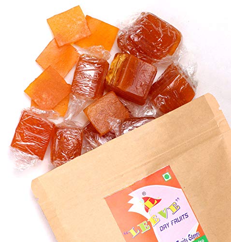 Image of Leeve Raw Mango Bar (Kachha Aam Papad) 200g | Tangy & Chatpata Mango Candy | Traditional Aam Papad | Summer Snack | Kids & Adults Favourite Sweet & Sour Treat