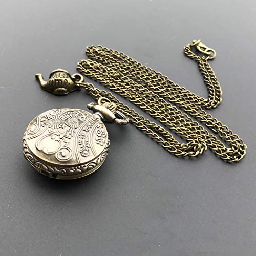 UMBRELLALABORATORY Alice in Wonderland Watch Necklace Jewelry Costume Gothic Lolita Accessories4