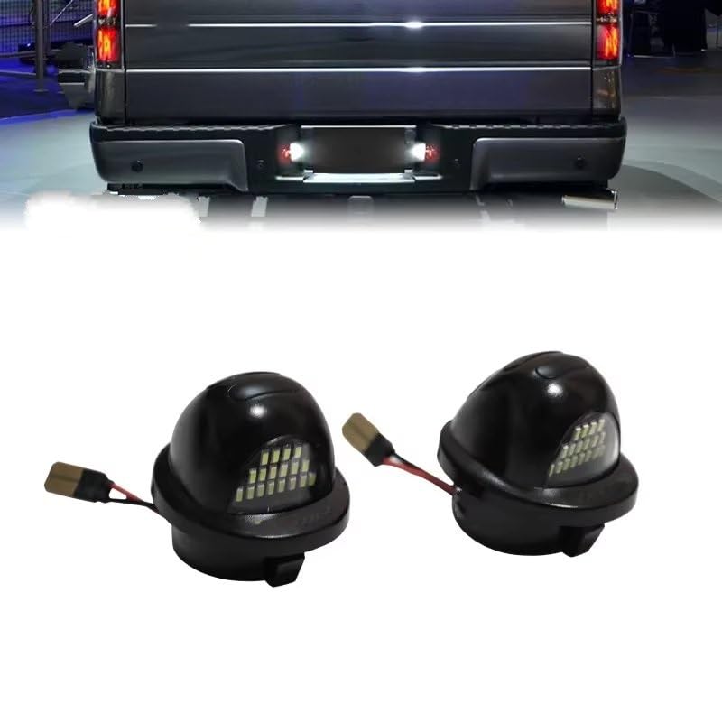 Luces de matrícula para coche Expedition 1997-2002 y placa trasera 2 piezas 6